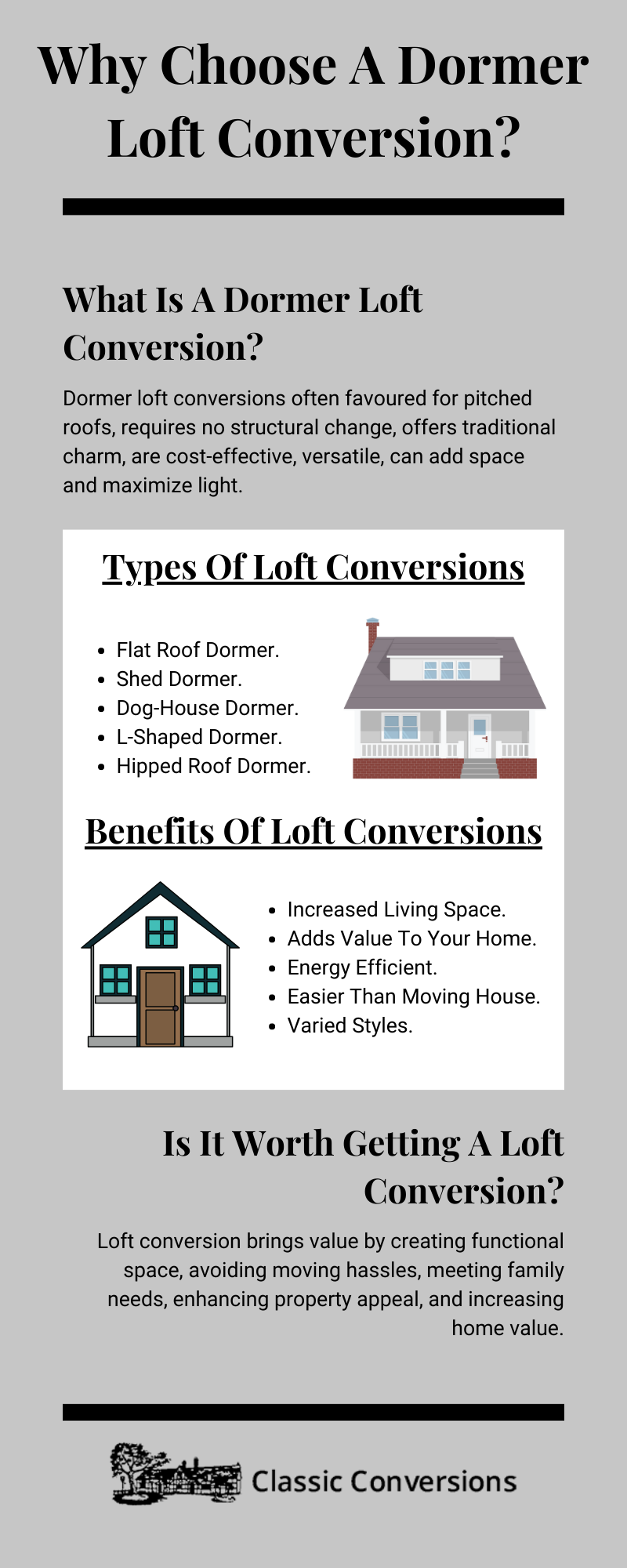 Why Choose A Dormer Loft Conversion?