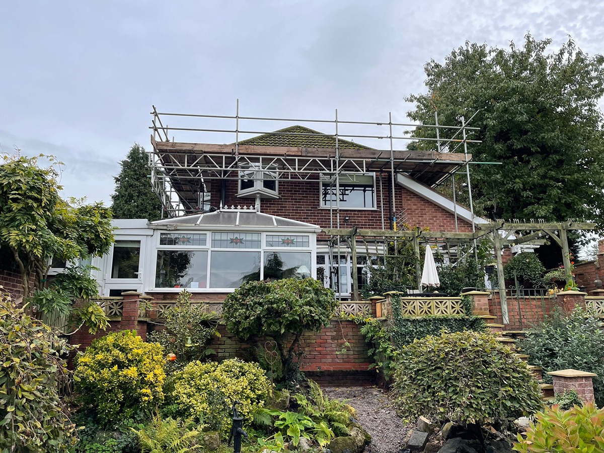 Temporary Roof Scaffolding Tamworth, Lichfield, Birmingham