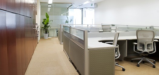 interior view of office