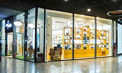 glass shop front