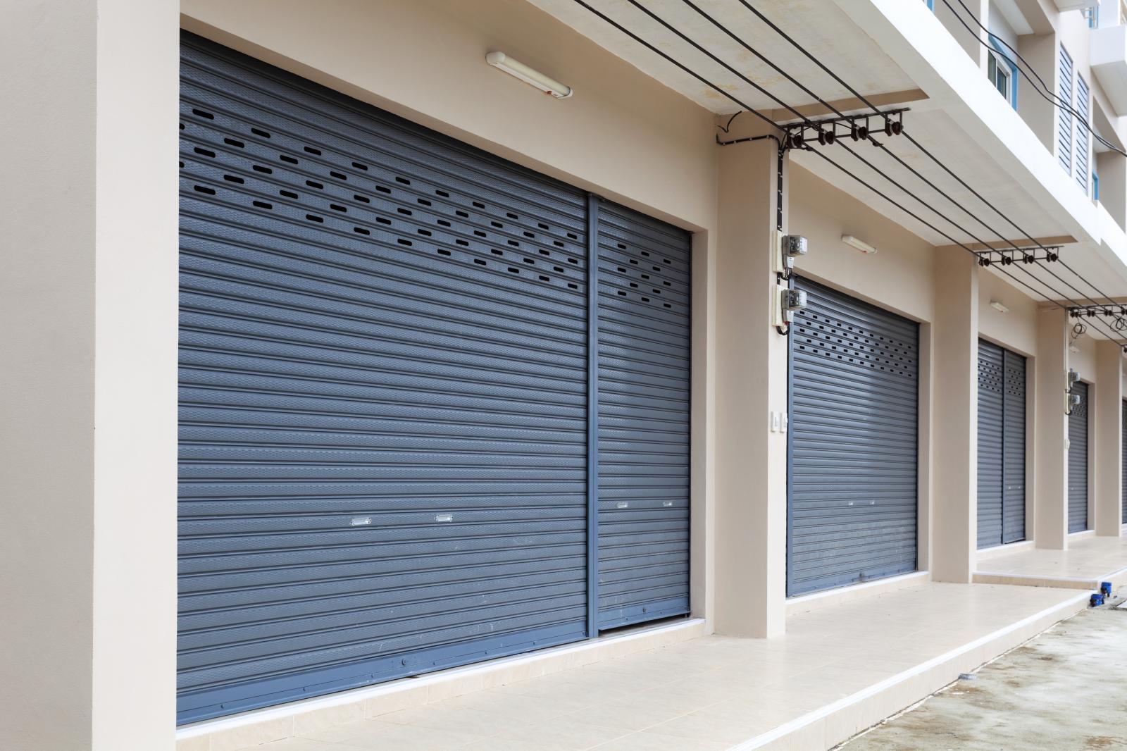 roller door models have mechanical locking methods
