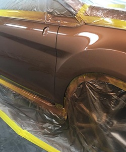 Repairing scratches on a car body panel