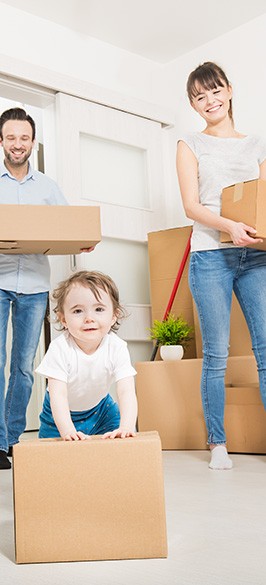 Homebuyer Survey Checklist - family moving into new property