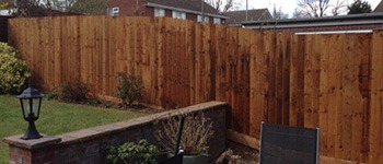 feather edge garden fencing