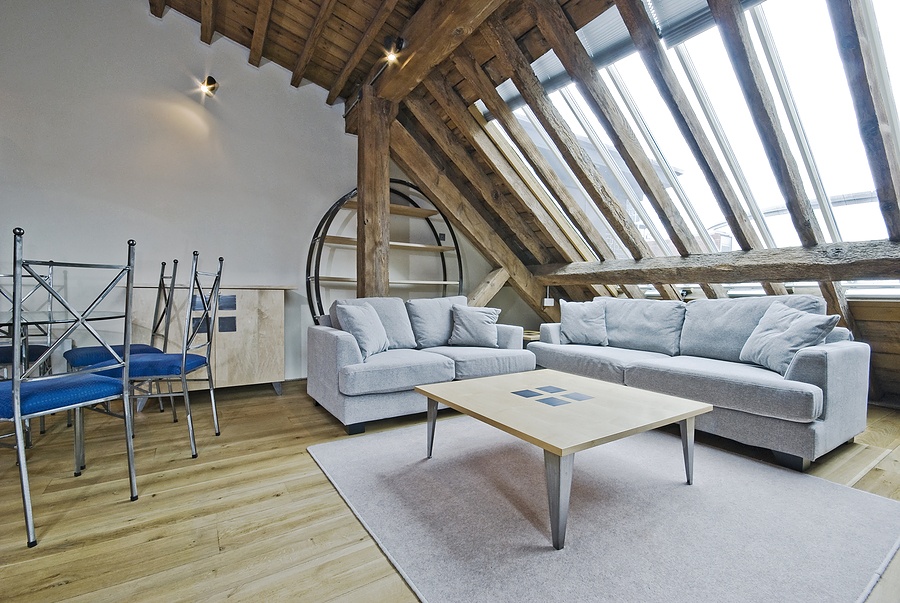 bright space ready to be decorated