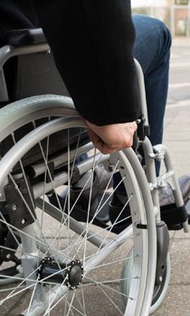 Disabled Stairlift user