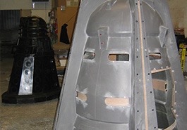 Genesis Ark Dalek fibreglass moulding for Dr Who.