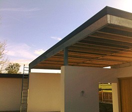 GRP Flat Roof, Fibreglass Newport, custom trim.