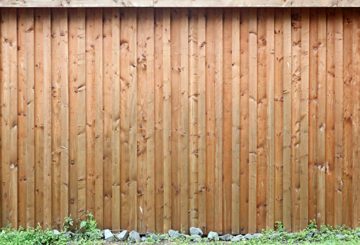 Vertical Board Fence - Different Types Of Wood Fences