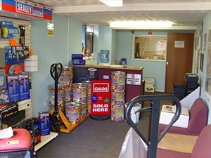 interior of spare parts office