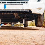 motormover fitted on a caravan