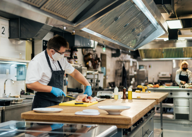 Island Layout - How do you plan a commercial kitchen layout? Commercial kitchen fitting Glasgow, Scotland