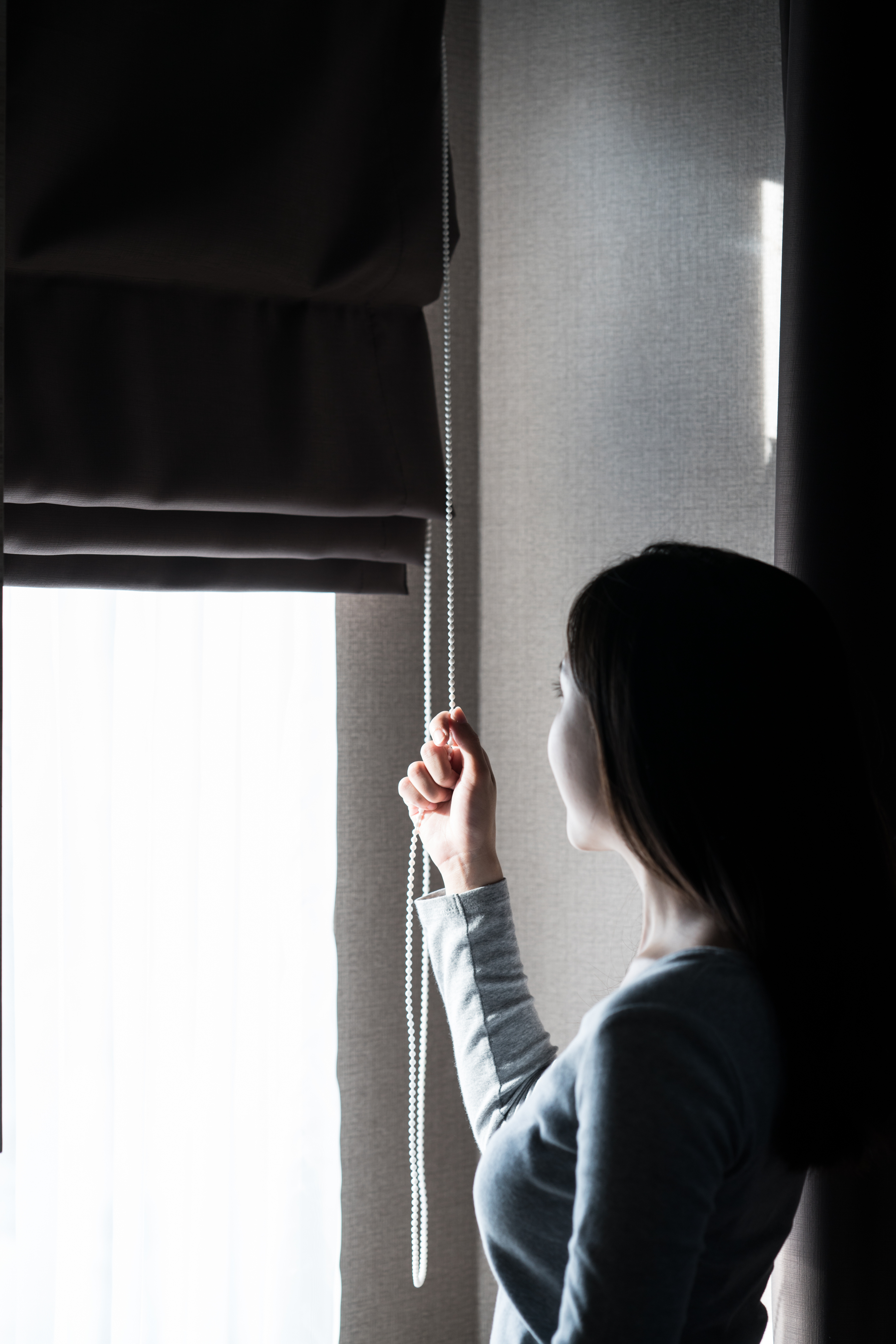 Dark Roller Blinds - Roller Blinds vs. Roman Blinds