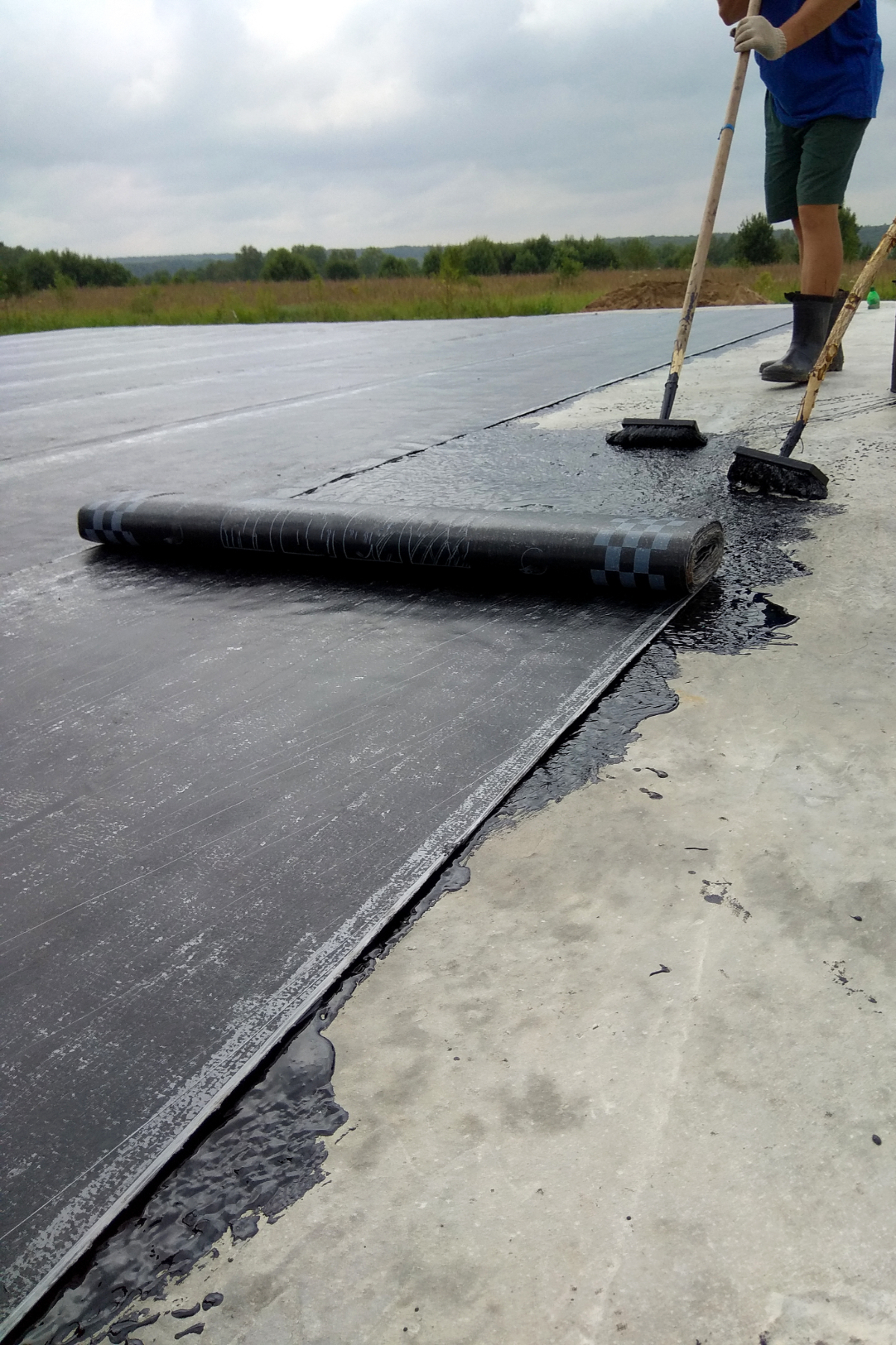 Rubber roofing is an incredibly safe material