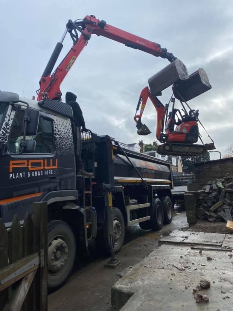 Plant hire Bradford, Leeds, Halifax