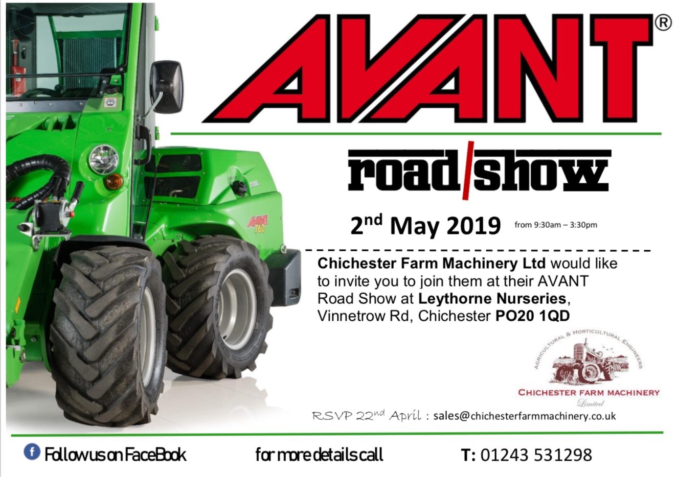 Avant invitation