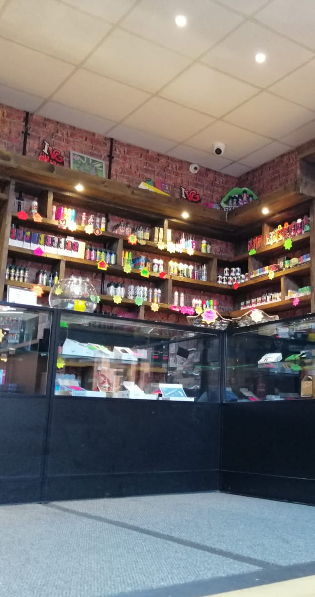 e-cigarettes in vape shop