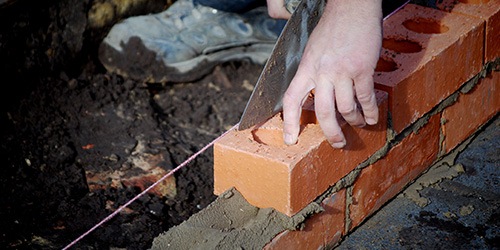 building a new brick wall