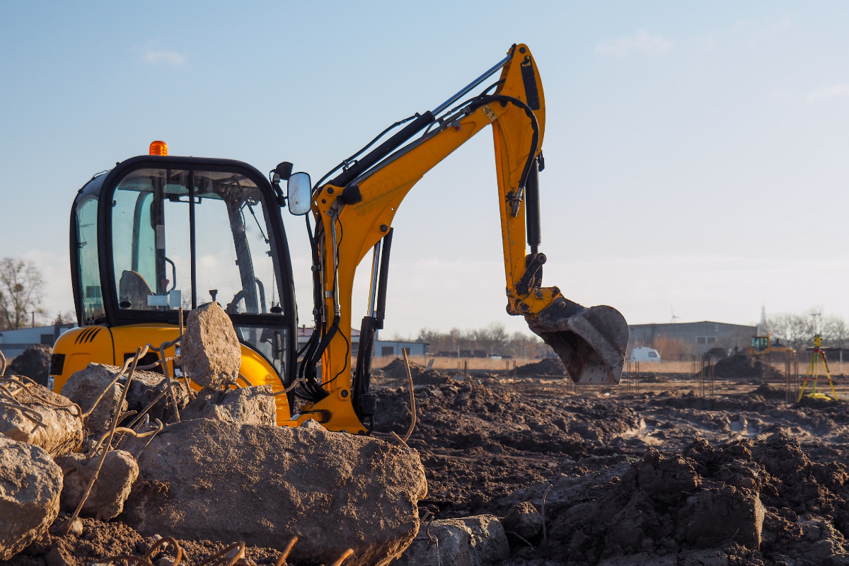 Image of an excavator