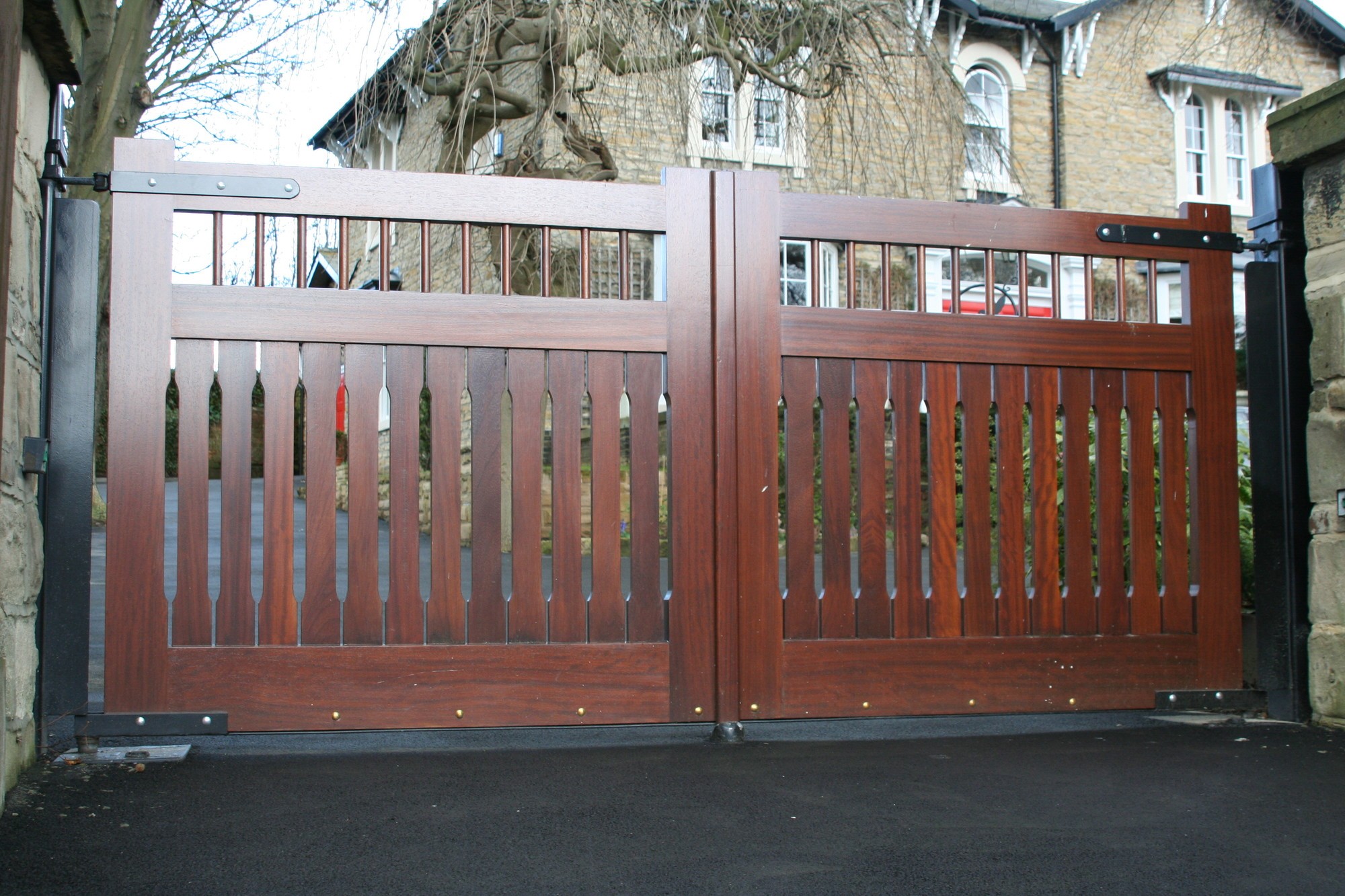 hardwood commerical gates