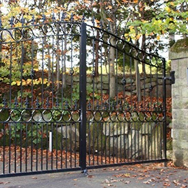 wrought iron driveway gates