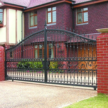 wrought iron driveway gates