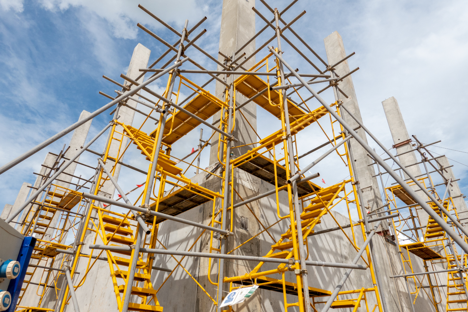 Yellow Scaffolding