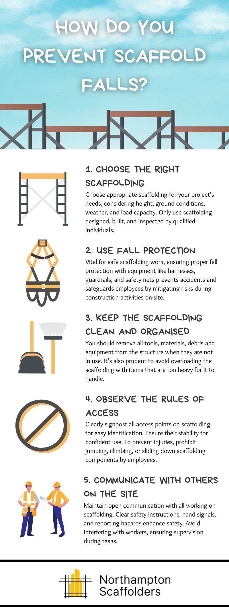 How Do You Prevent Scaffold Falls?
