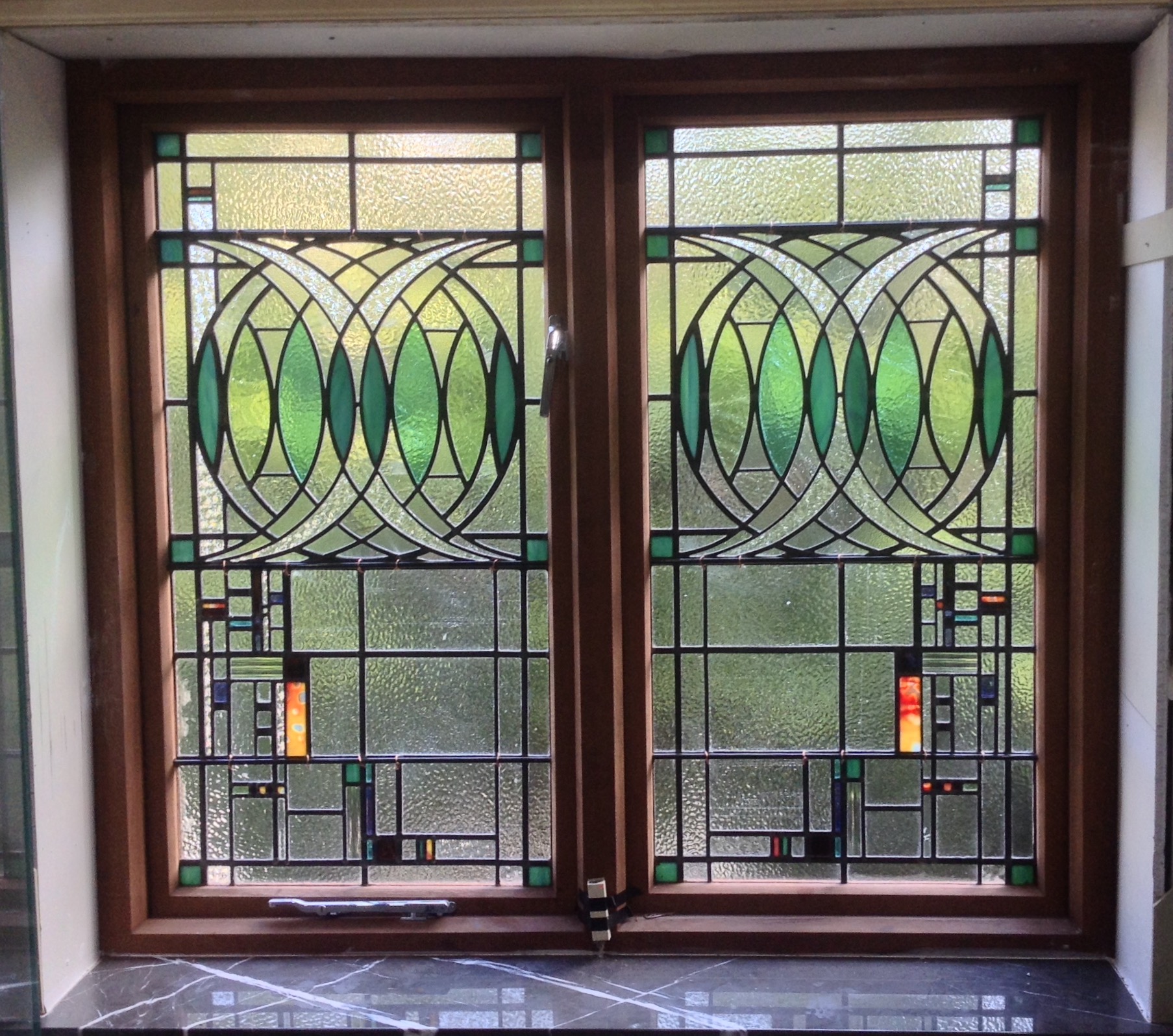 Andover Acid Etched Windows