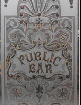 brilliant cut glass window for commercial building