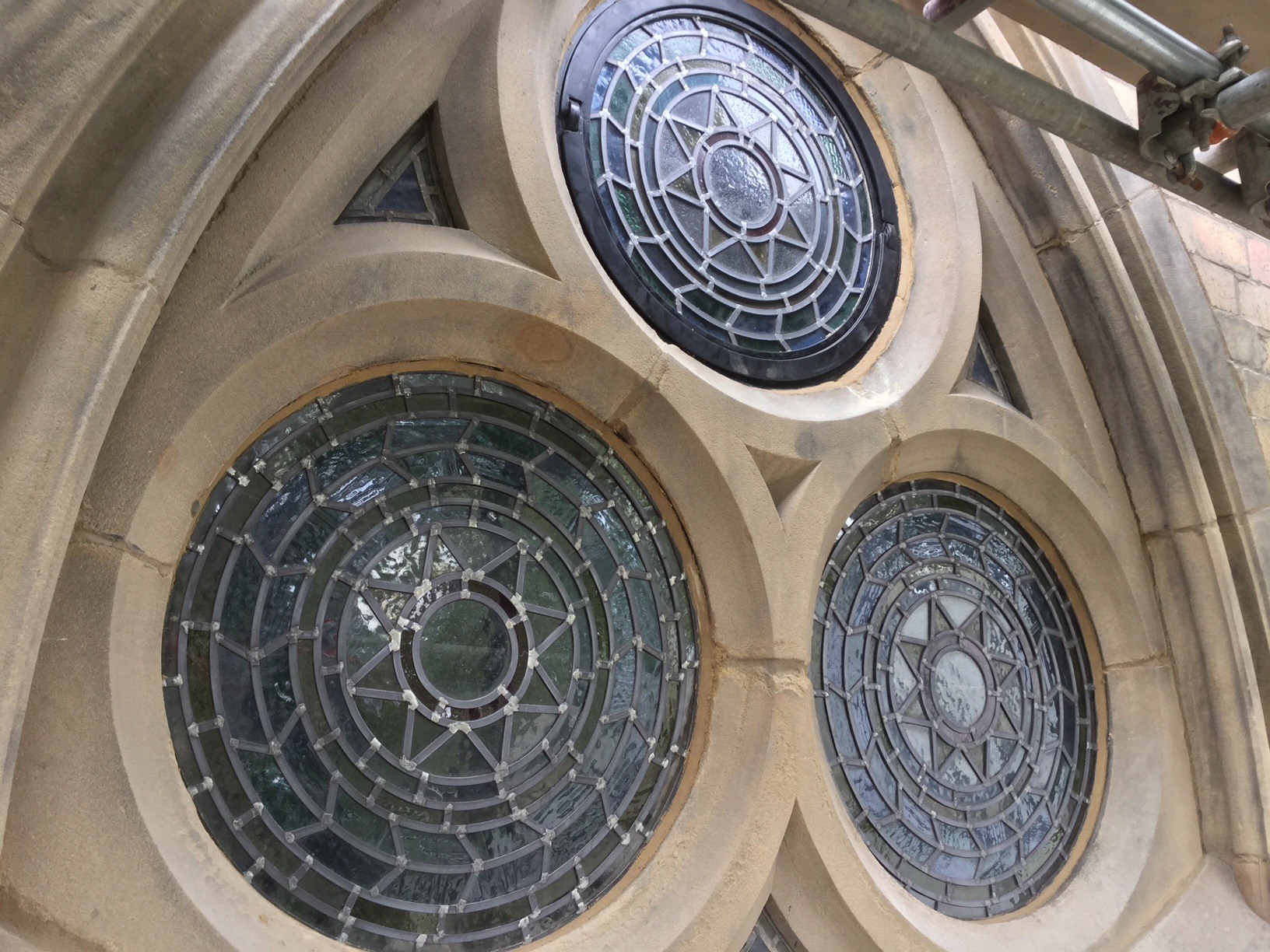 restored stained glass windows