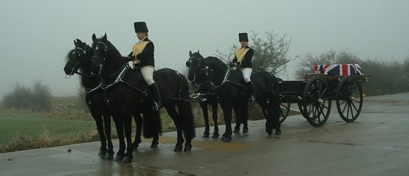 horse drawn hearses