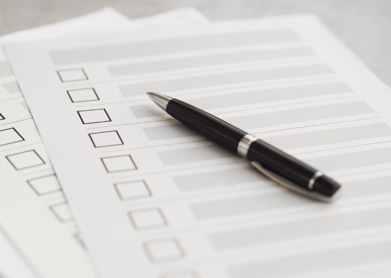 Filling Out A Questionnaire For Architectural Drawings