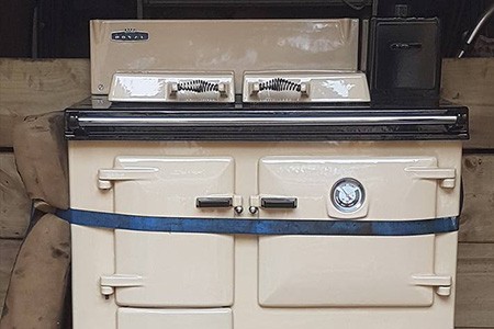 aga cooker ready for servicing