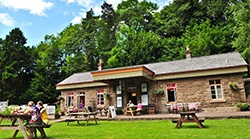 old railway station in tintern