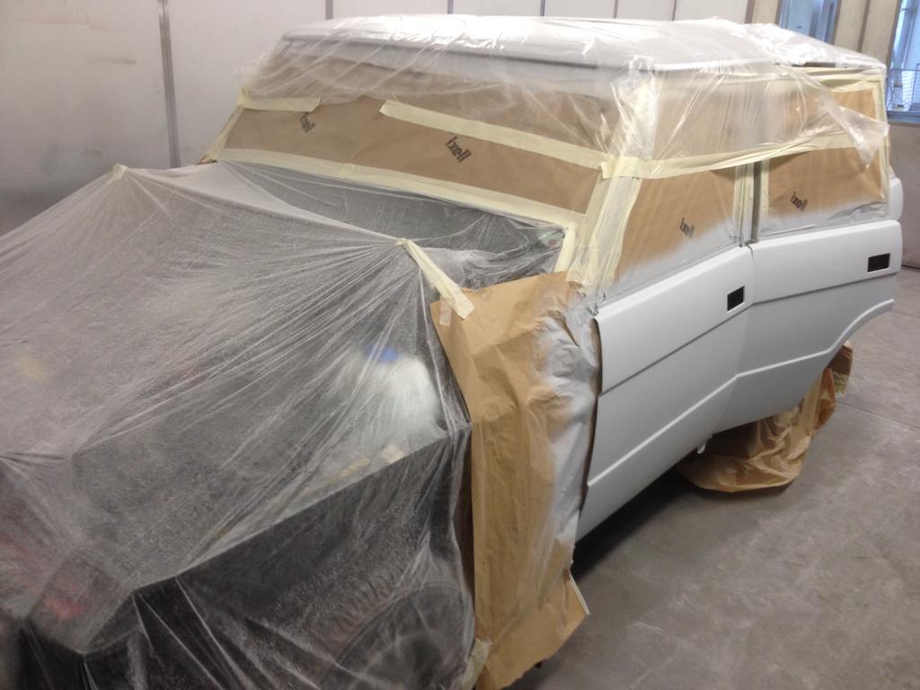 1994 Range Rover during re-spray