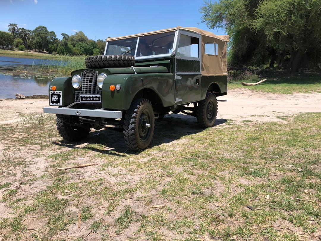 Restored Land Rover Series 1 in Botswana