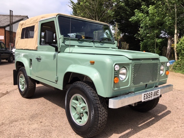 Land Rover 90 Soft Top restored