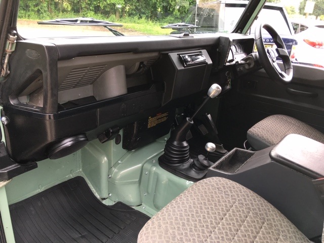 Land Rover 90 interior refurbished