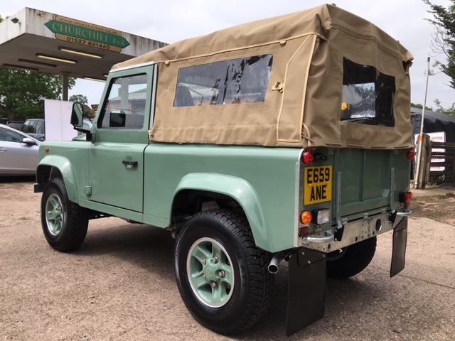 Restored Land Rover 90 Soft Top