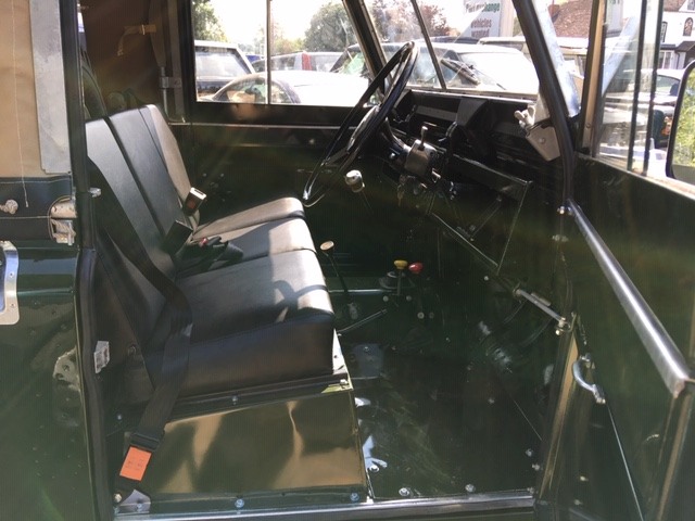 Land Rover Series 2a galvanised bulkhead restored