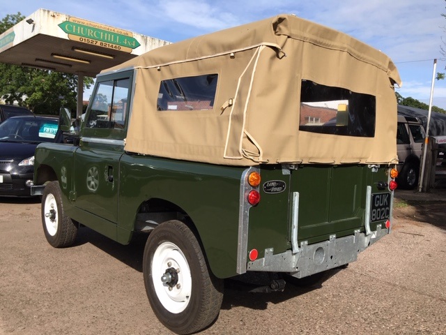 Land Rover Series 2a galvanised chassis