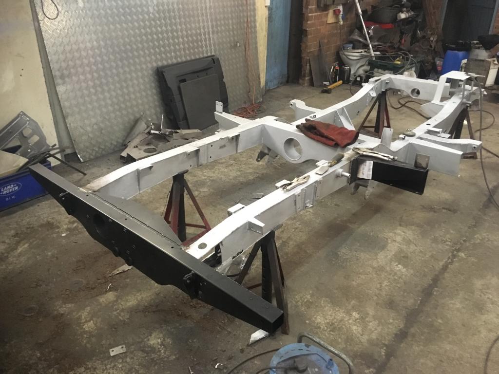 Land Rover chassis restoration refurbishment welding