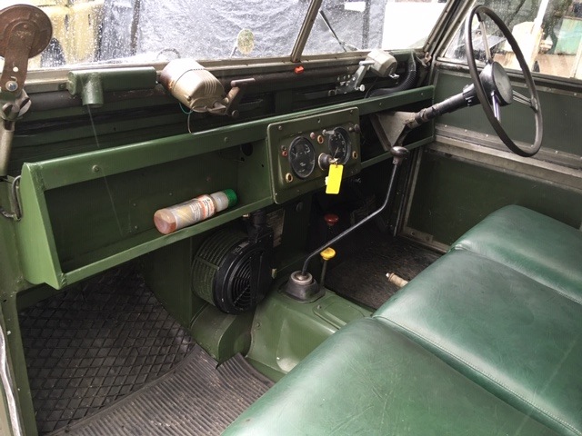 Land Rover 86" for sale interior pic