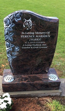 bespoke memorial headstone
