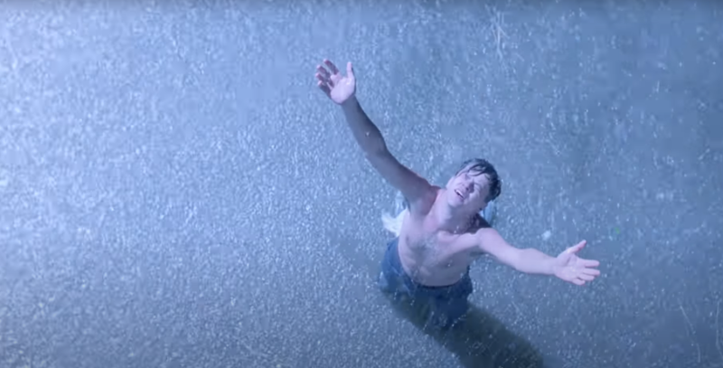 The Shawshank Redemption (1994) The "Rain-soaked Escape" Scene - Iconic Scenes In Movie History