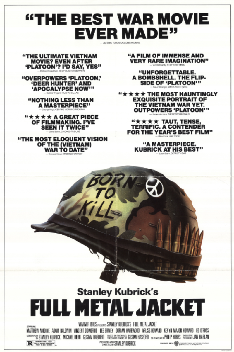Full Metal Jacket (1987) Most Famous Movie Posters Ever
