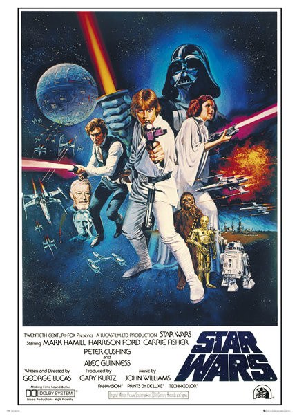 Star Wars (1977) Most Famous Movie Posters Ever