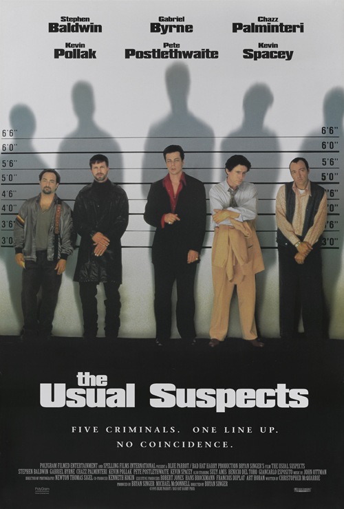 The Usual Suspects (1995) Most Famous Movie Posters Ever