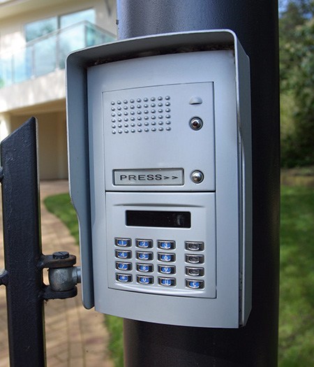 keypad for password entry